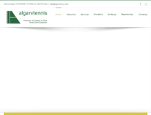 Tablet Screenshot of algarvtennis.com